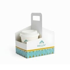 Karton Bardak Taşıyıcı Baskılı BTC202501