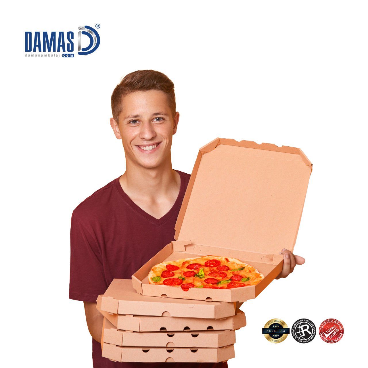 Pizza Kutusu Kraft ve Beyaz Önemi 