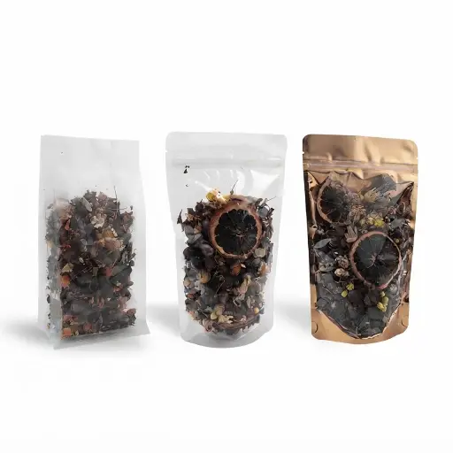 Şeffaf Doypack ve Şeffaf Flat Bottom