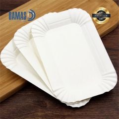 Cardboard Plates White Unprinted