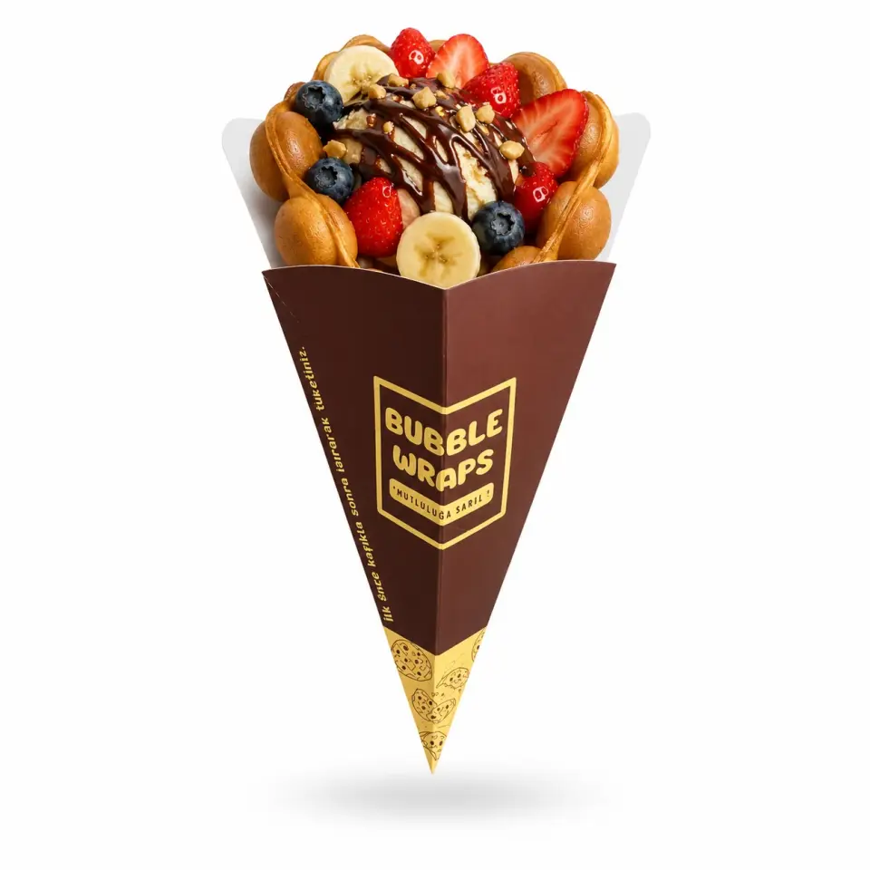 Waffle Külahı Kutusu