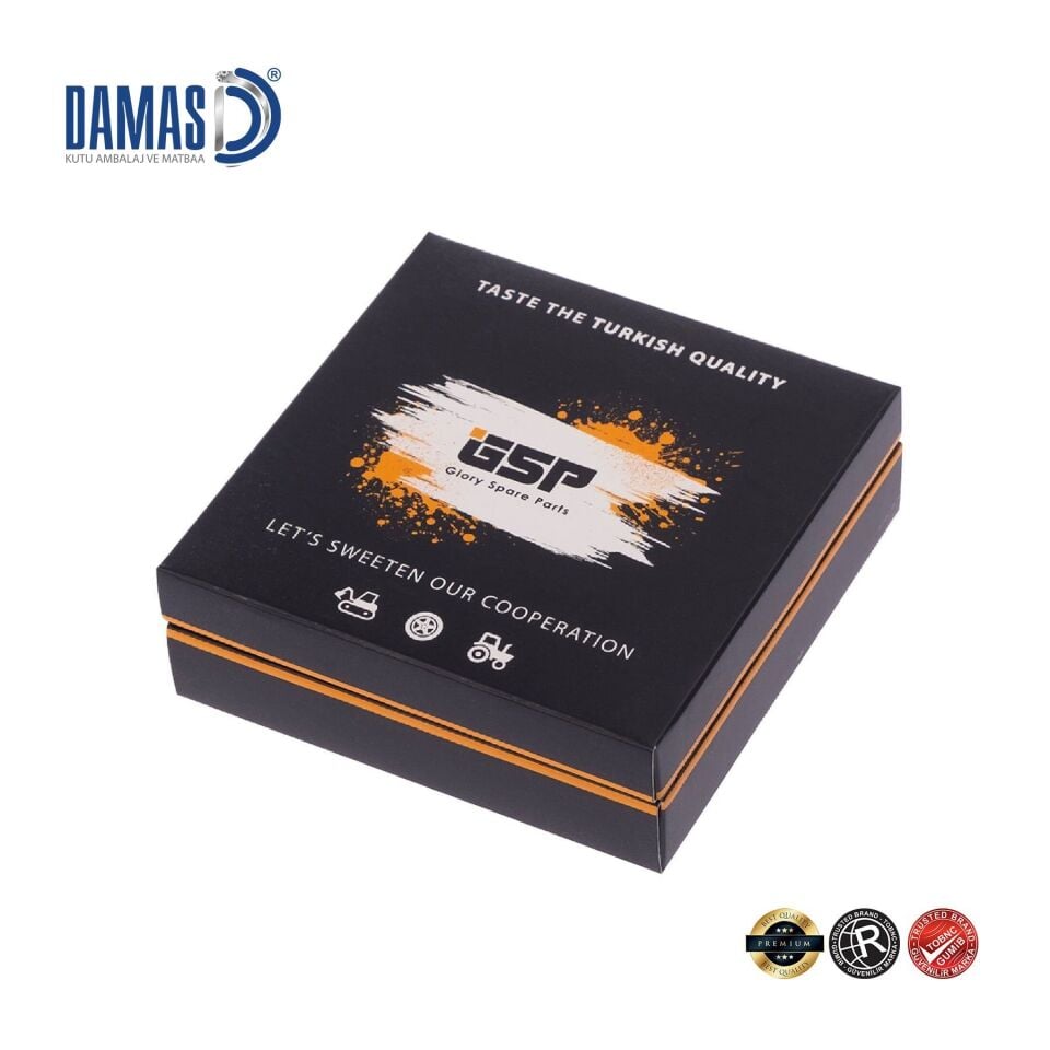 Chocolate Candy Boxes with Gold Cardboard Dividers (Special Production)