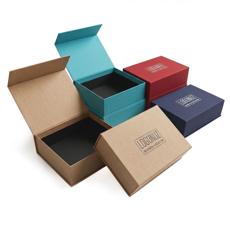 Taslama Mıknatıslı Kutular (Tek Renk)