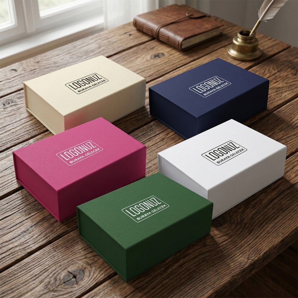 Taslama Mıknatıslı Kutular (Tek Renk)