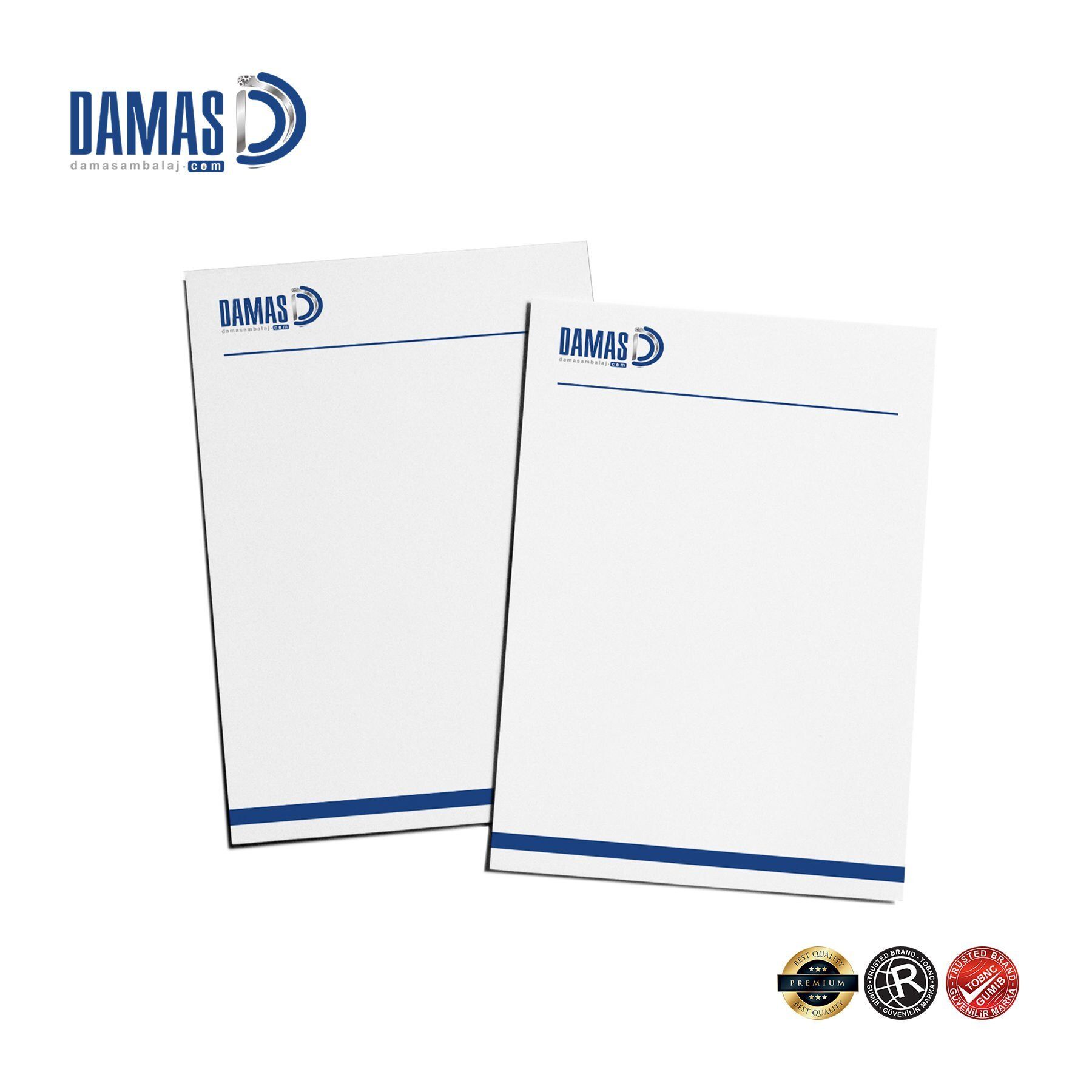 Antetli Kağıt 4 renk baskı - 6.000 adet - 21x30 cm A4 - 80 gr 1.Hamur