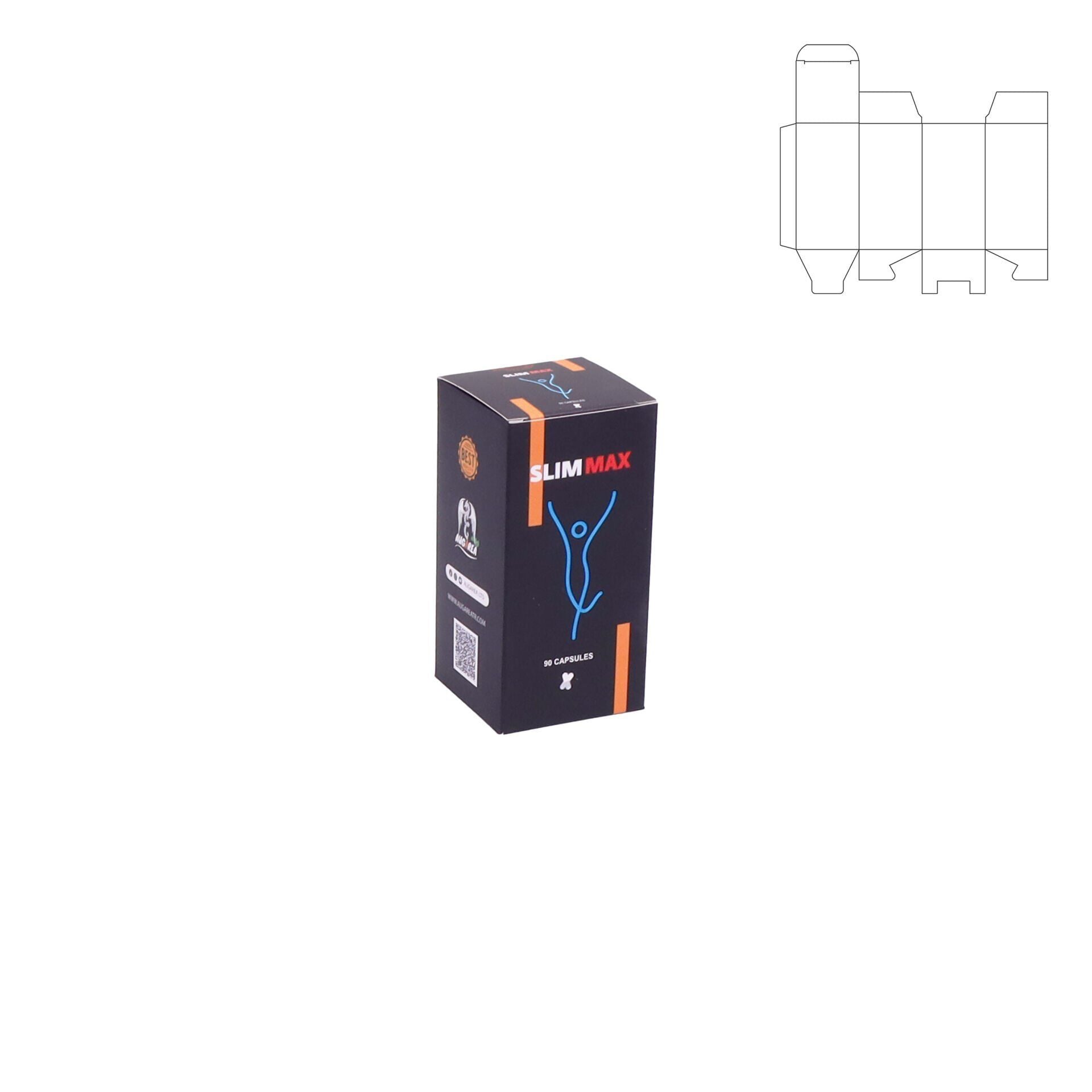 Karton Kutu KK01 (Katlamalı Dip Kilit) 5.000 adet - 5x5x12 cm - Parlak Selefon