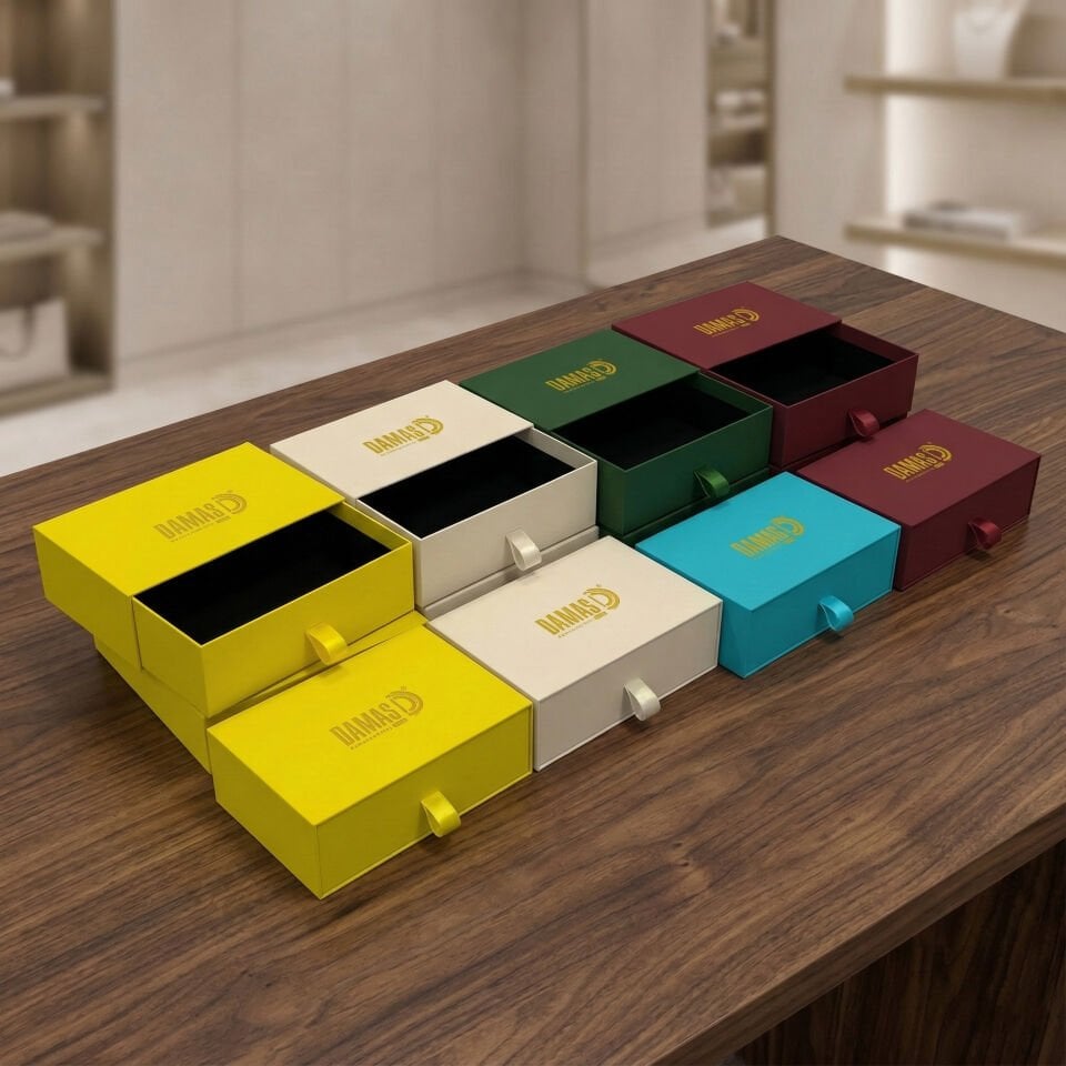 Çekmeceli Mukavva Kutu (Tek Renk)