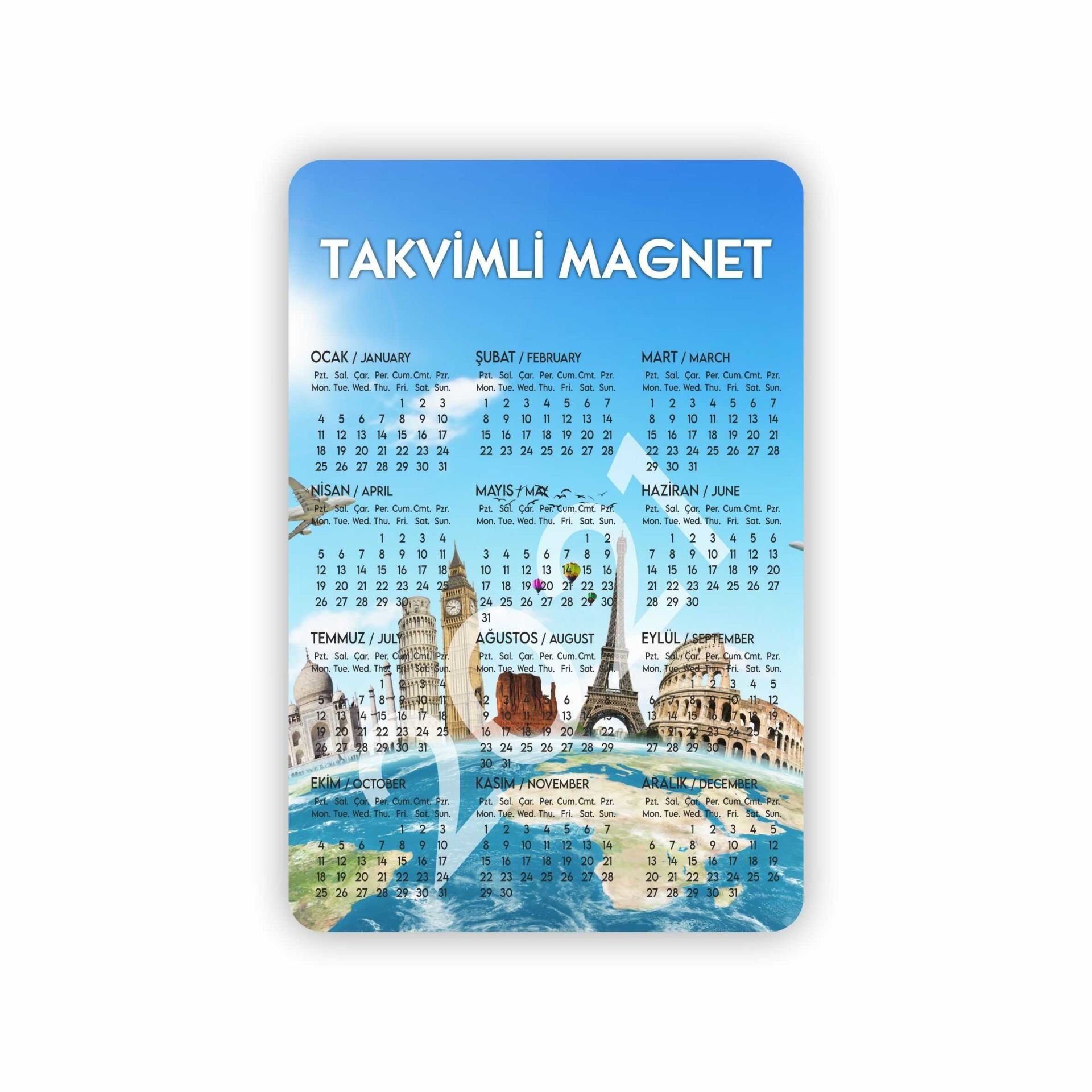 Takvimli Magnet