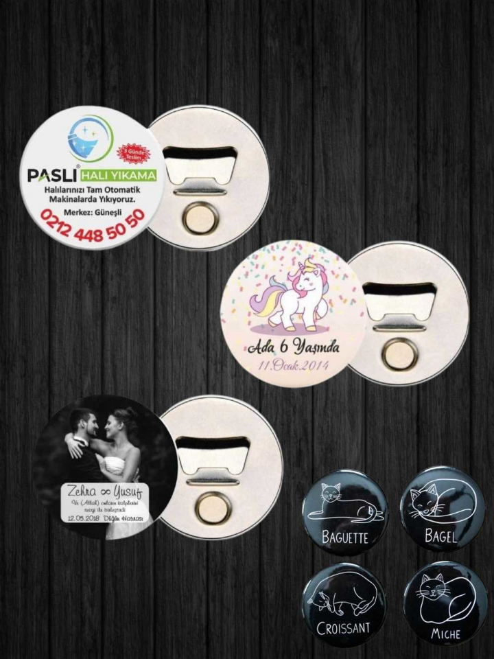 Açacaklı Magnet (Baskılı) 250 Adet