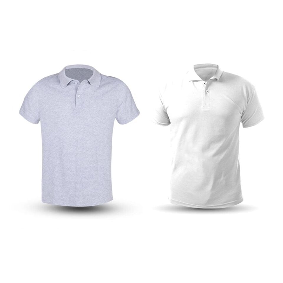 Açelya Polo Yaka T-Shirt (ÖZEL BASKI) Tek Panel Renkli ( DTF ) - 25 adet - 15 x 20 cm Sırt ve Göğüs - L
