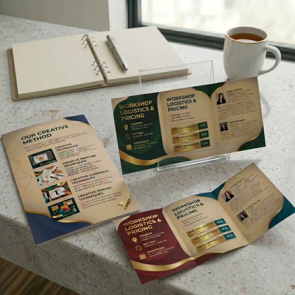 Double Sided Brochure 115 Gr