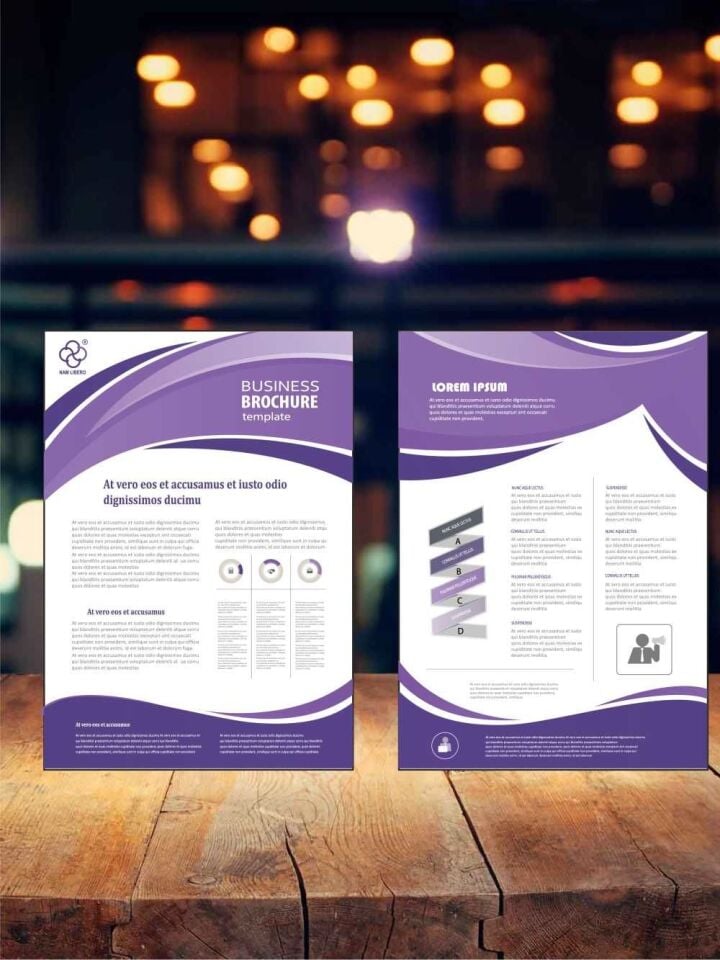 Broşür Çift Yön (Kuşe 115gr)