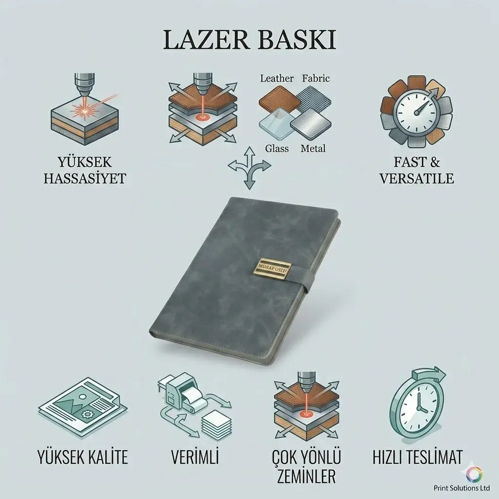 Vefa Tarihsiz Defter Lazer Baskı - 50 adet