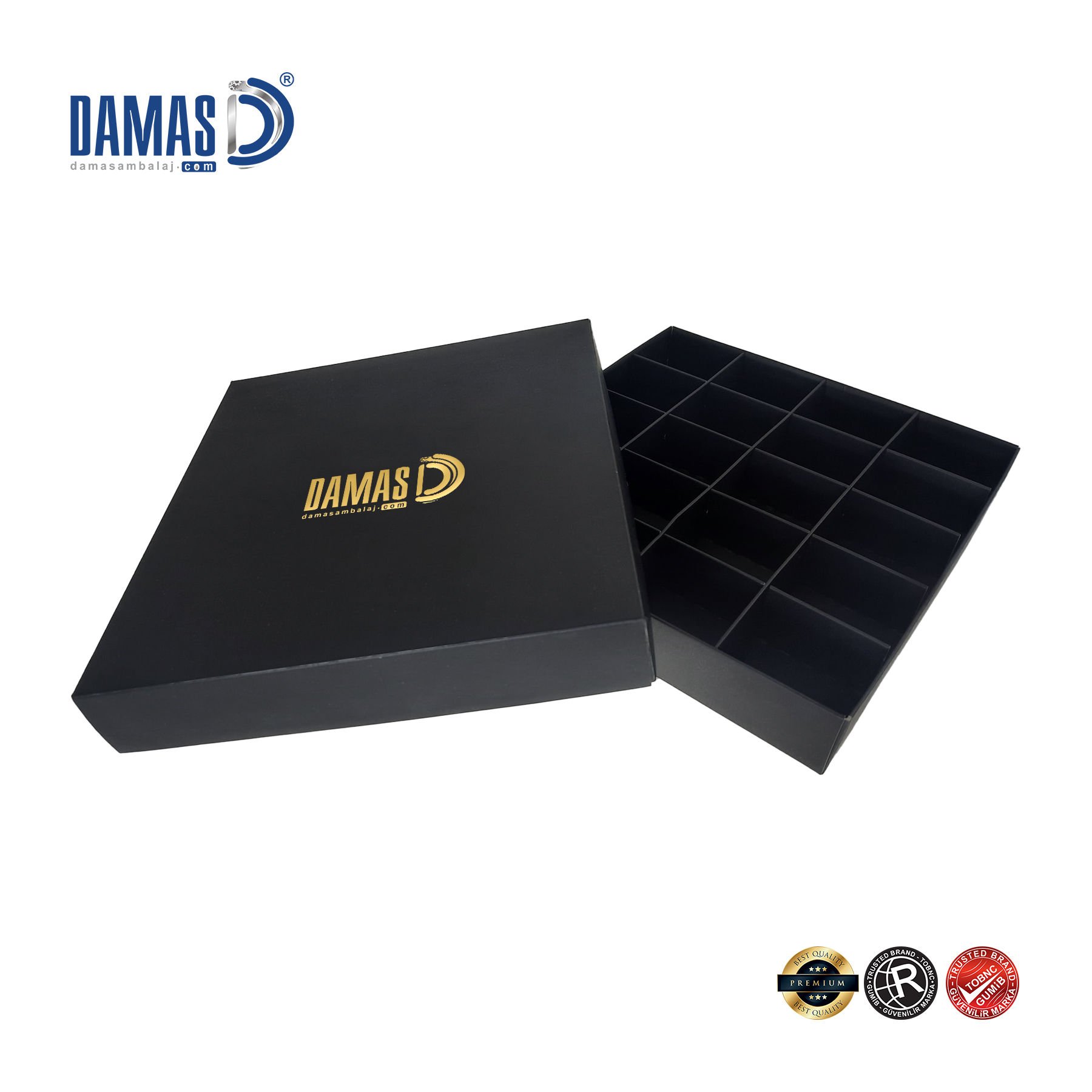 Cardboard Chocolate Box with Separator