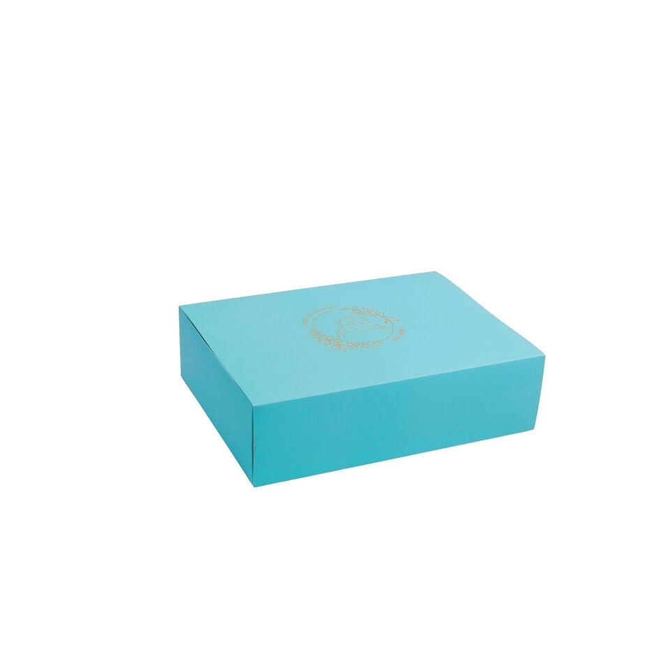 Karton Çekmeceli Kutular ( XL ) 3.000 adet - 22,3x19,2x9,1 cm - Mat Selefon + Kabartma Lak