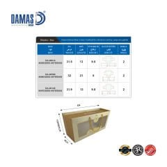 علبة وكيس فاخر بمسكه حبل انيقة 