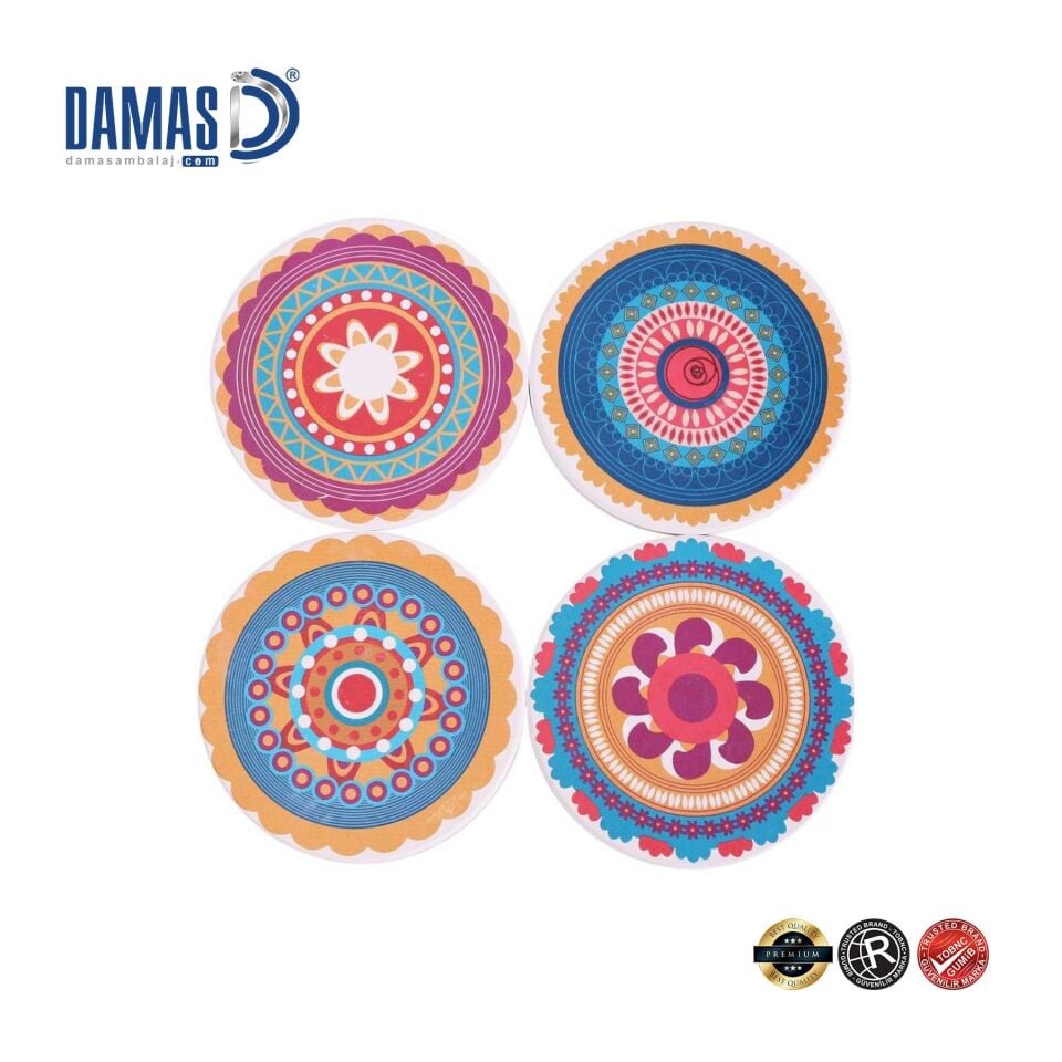 Kumaş Bardak Altlığı (Transfer Baskılı)