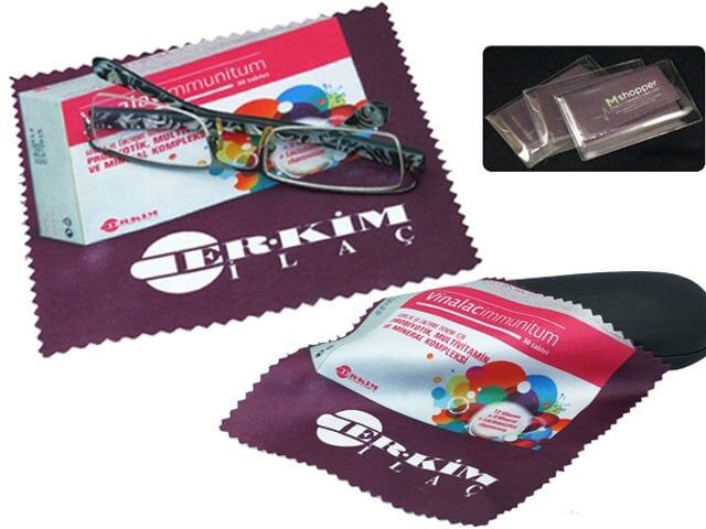 Mikrofiber Gözlük Temizleme Bezi (Baskılı)