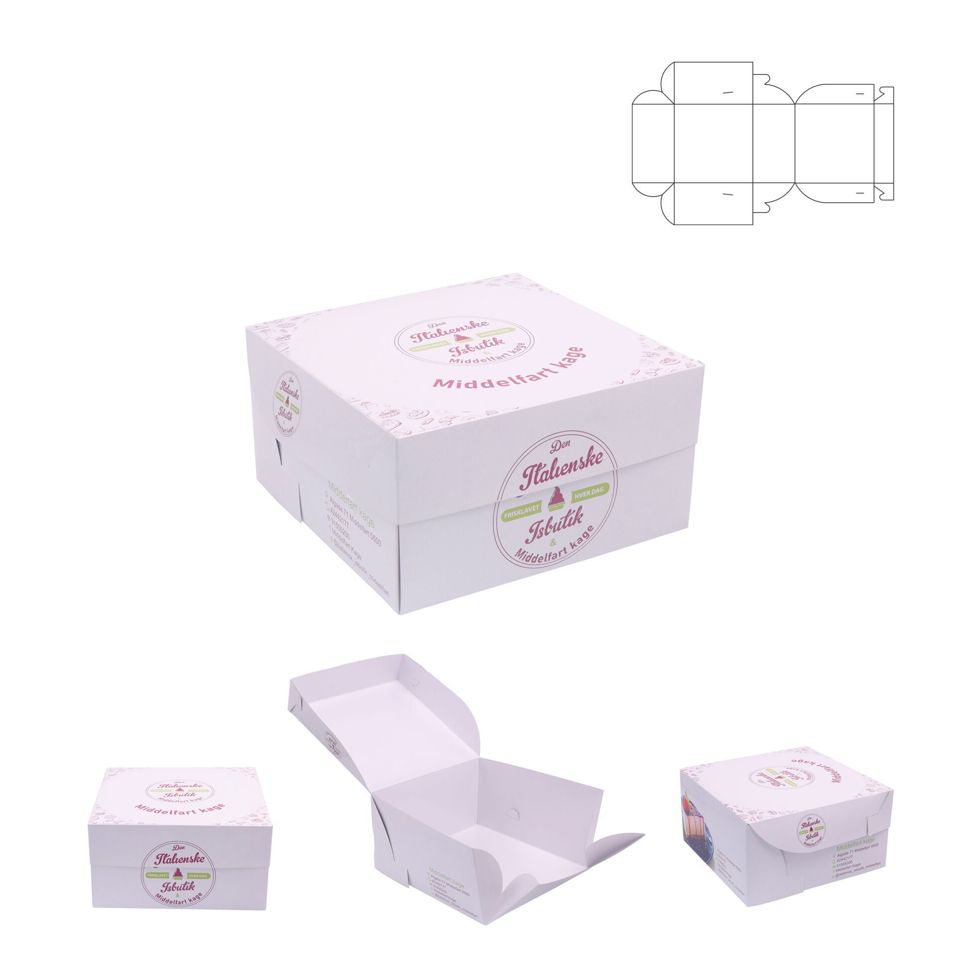 Pastry Box (Printed)