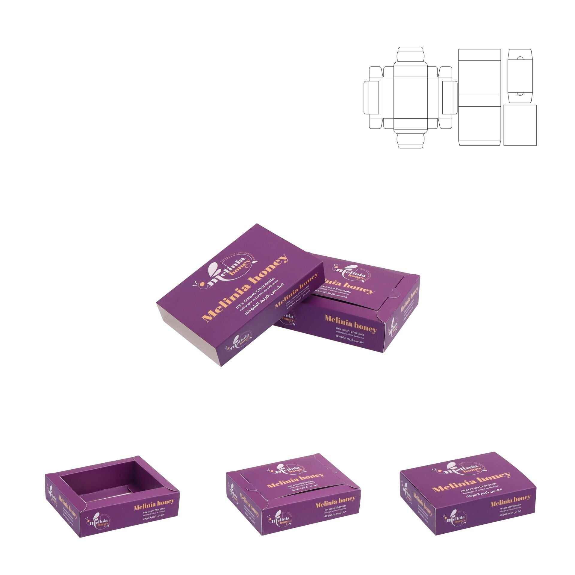 Karton Çekmeceli Kutular ( M ) 5.000 adet - 15,2x9x4 cm - Mat Selefon