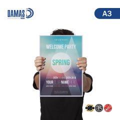 Broşür Çift Yön (Kuşe 200gr Parlak Selefonlu)