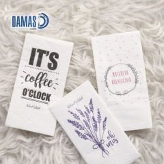 Peçete  24x24 cm Dikdörtgen - Kare ( Baskılı )