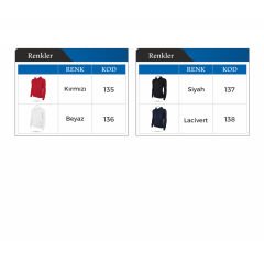 Keşif Kanguru Cepli Sweatshirt (ÖZEL ÜRETİM) S - Nakış - 25 adet - 15 x 20 cm Sırt ve Göğüs