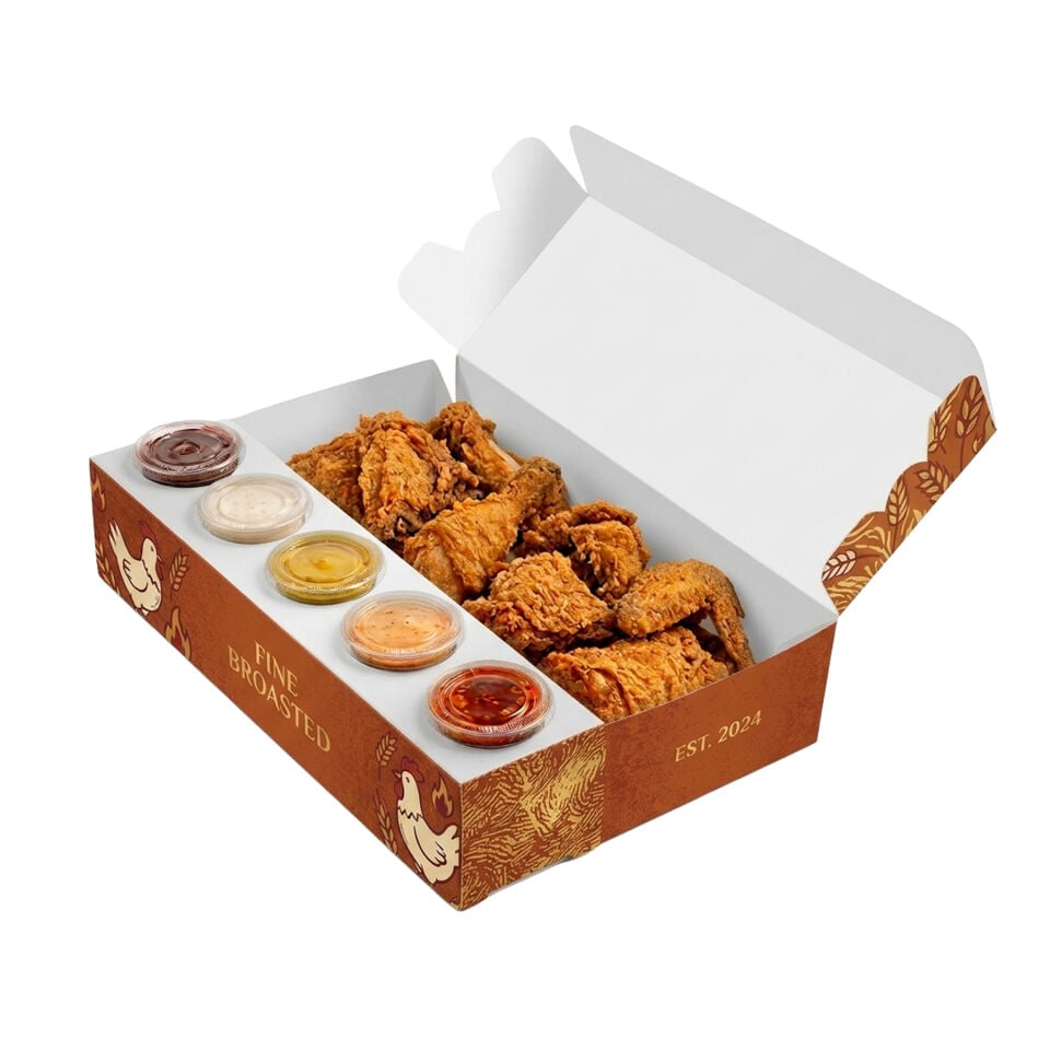 Soslu Menü Yemek Kutuları (Kilitli)