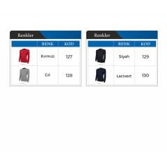 Bolkar Sıfır Yaka Sweatshirt (ÖZEL ÜRETİM) 2XL - Tek Panel Renkli ( DTF ) - 25 adet - 10 x 10 cm Cep Baskı