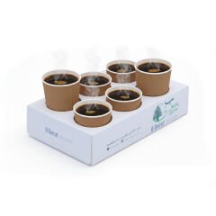 Karton Bardak Taşıyıcı ( Kaliteli ) BTC202503 1.000 adet  - 19,7x11,7x4,4 cm (2'li)