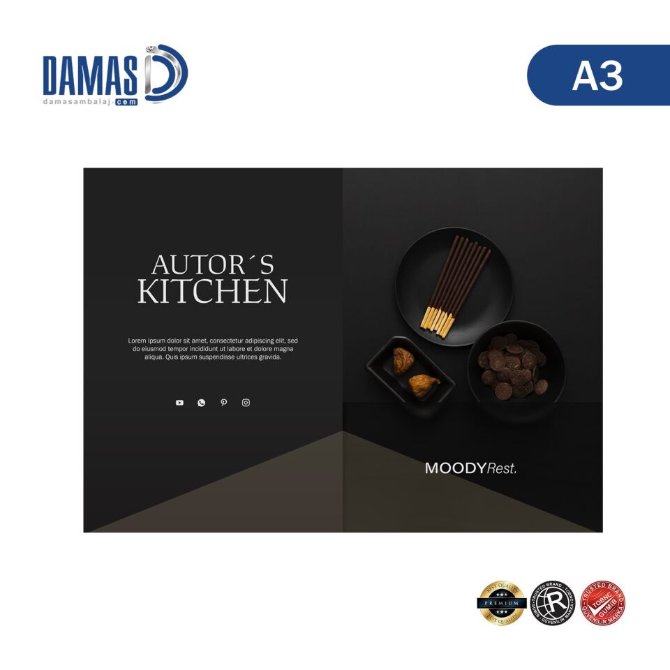 Broşür Çift Yön (Kuşe 200gr Parlak Selefonlu) 6.000 adet - 15x21 cm A5 - Tek Kırım