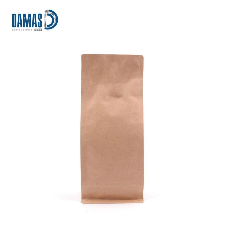 Kraft Metalize Flat Bottom ( Baskısız ) 12,5x26x8  cm - 500gr - 750 adet