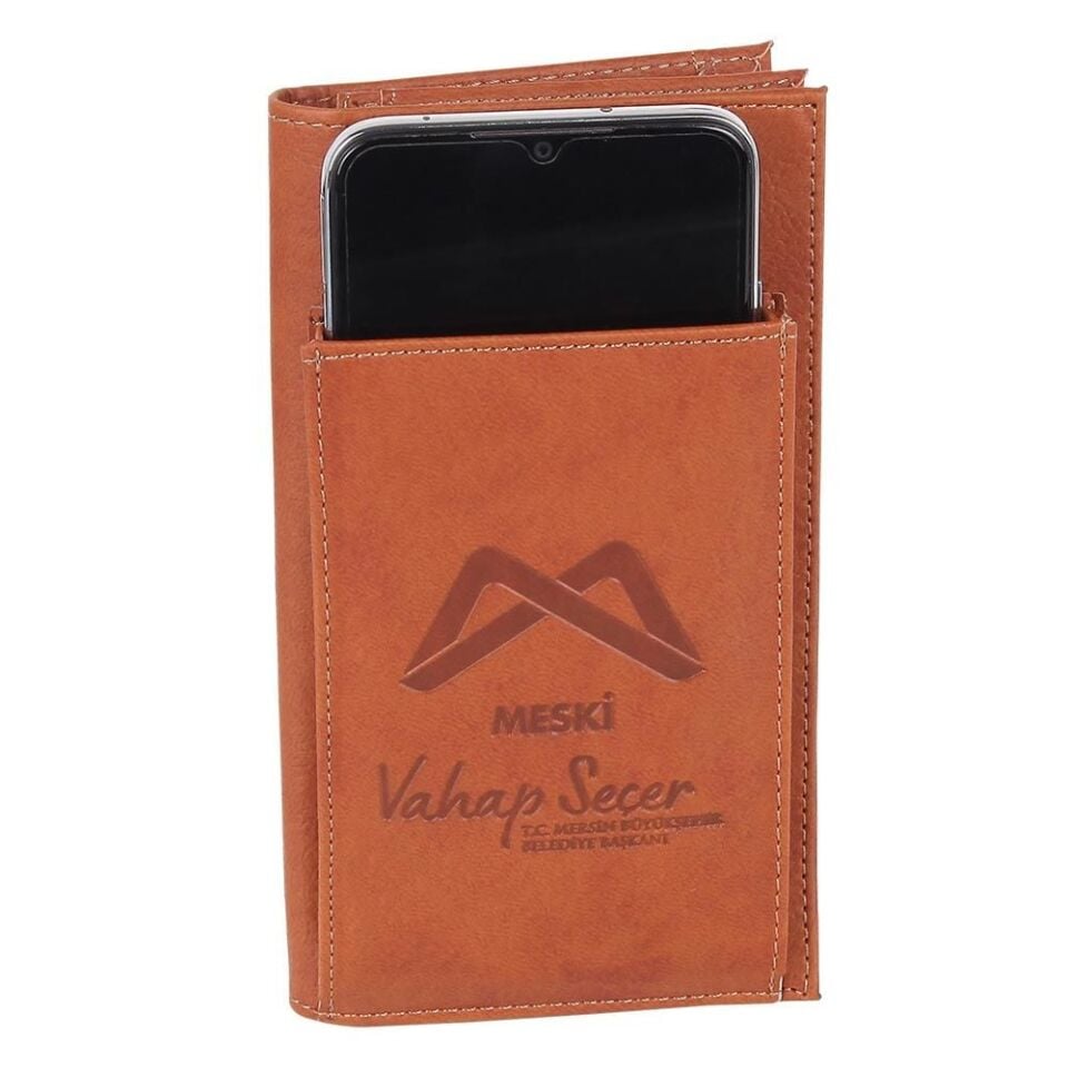 Edremit Tan Leather Wallet