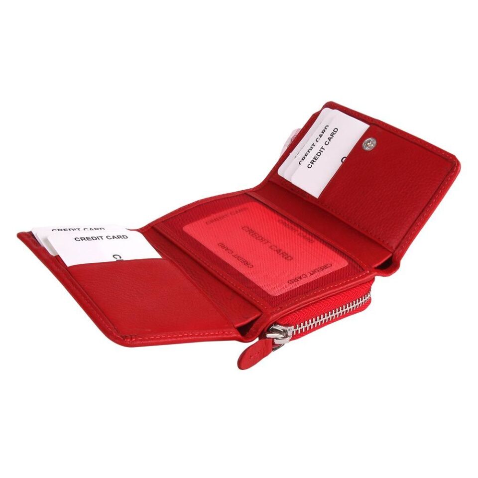 Ardanuç Red Leather Wallet