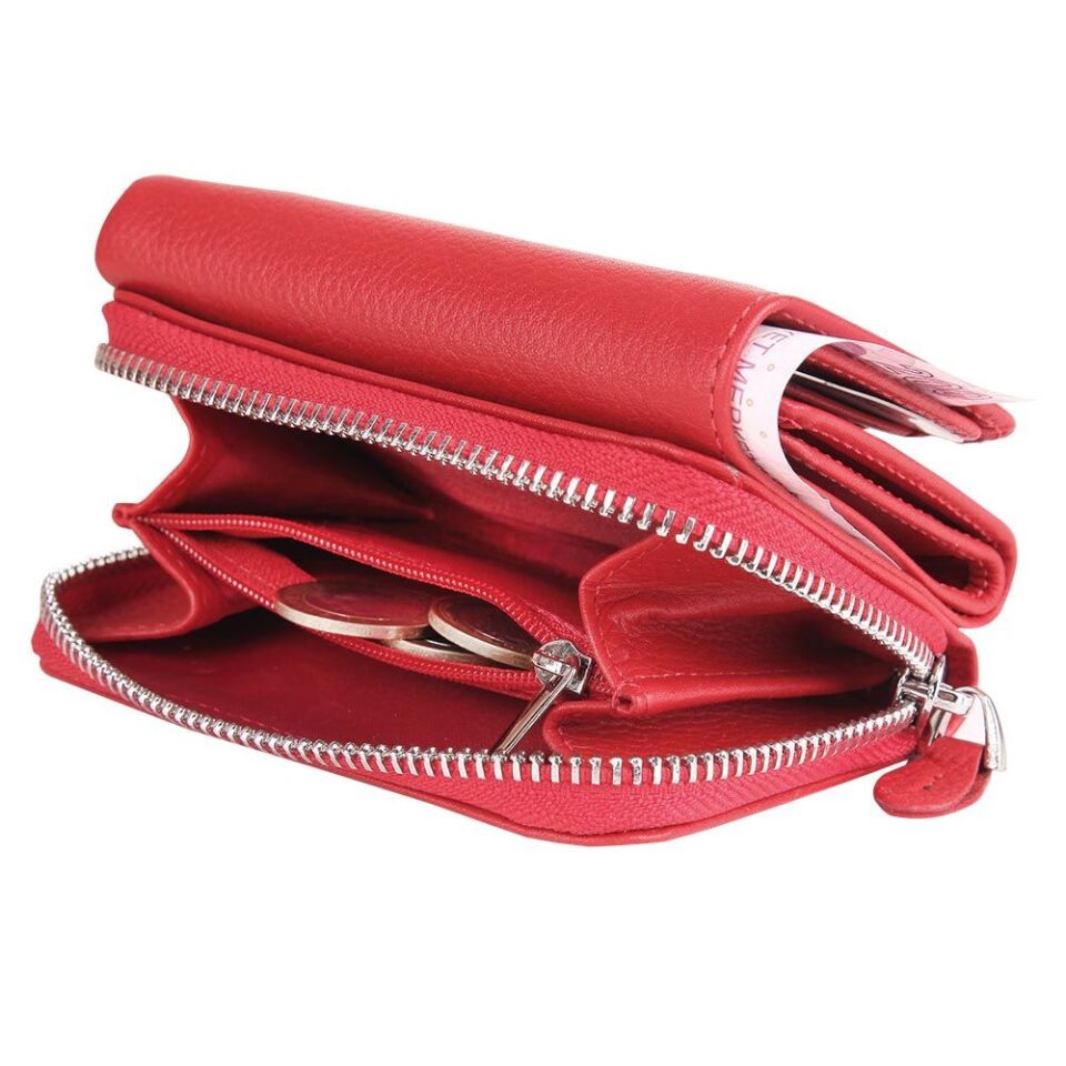 Ardanuç Red Leather Wallet