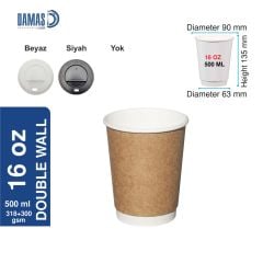 Double Kraft Bardak ( Baskısız )