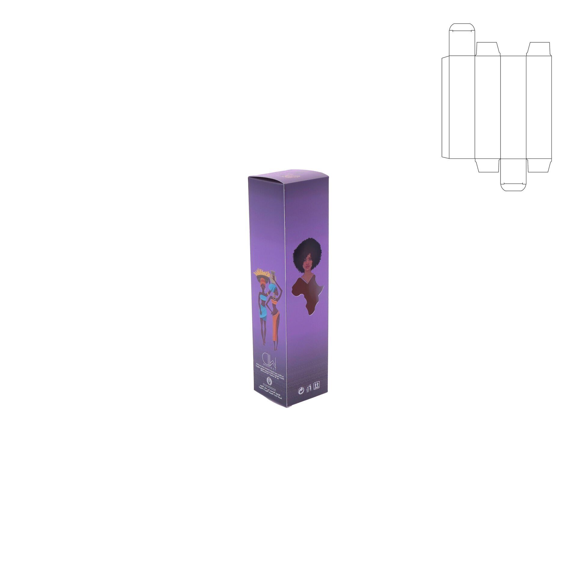 İlaç ve Kozmetik Kutusu KADK01 (Amerikan Dip Kilit) 2.000 adet - 3.5x2.7x21 cm - Parlak Selefon
