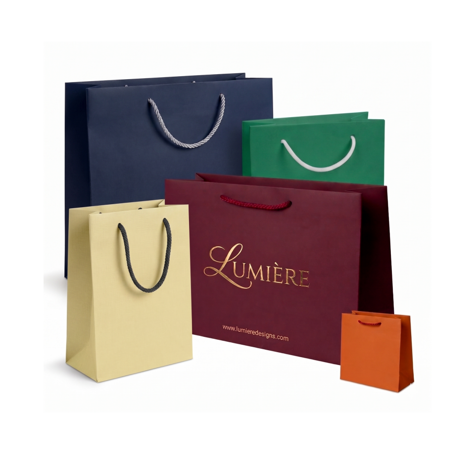 İpli Karton Çanta Baskılı