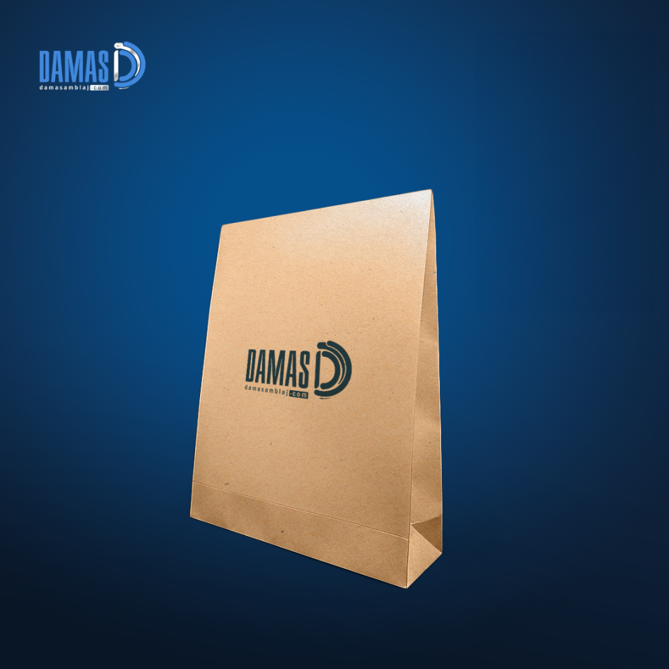 Tek Yön Baskılı Kraft Hediye Paketi 500 Adet - 35x13x45 cm