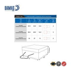 علبة زكزاك مموج مع غطاء كرتون وحبل (طباعة أوفست)