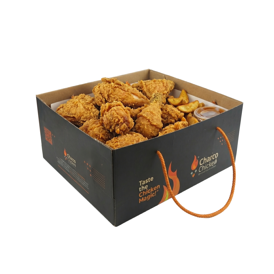 Rope Cardboard Corrugated Box Lid Gift Box Christmas Box Cargo Box (Offset Printing) 34x27x13 cm - 3,000 pieces