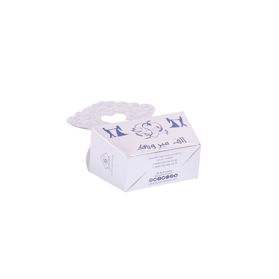 Pencereli Lüks Karton Şeker ve Karton Kutu 3.000 adet - 9x4.3x6.8 cm - Parlak Selefon
