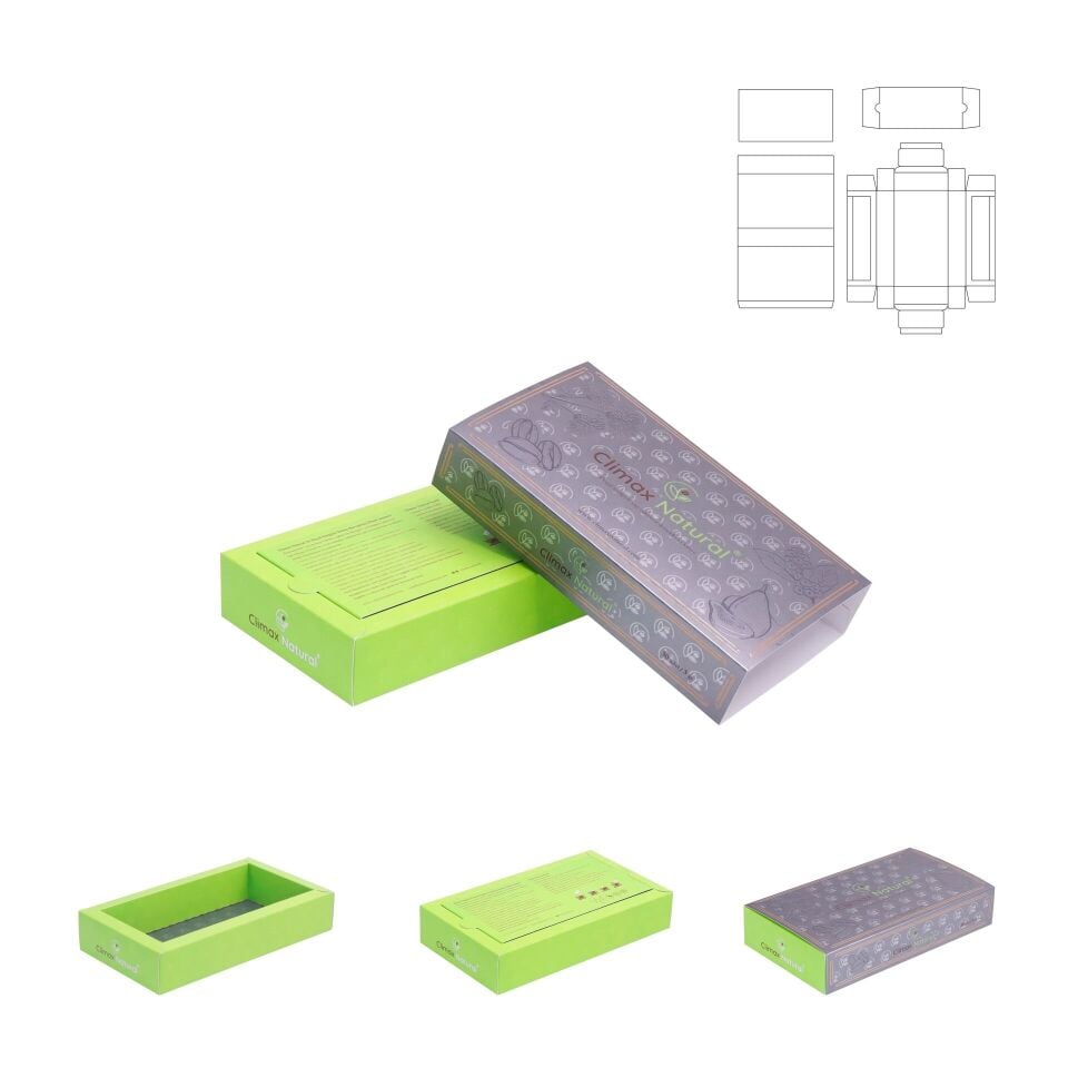 Karton Çekmeceli Kutular ( L ) 1.000 adet  - 23x16,5x4,45 cm - Mat Selefon