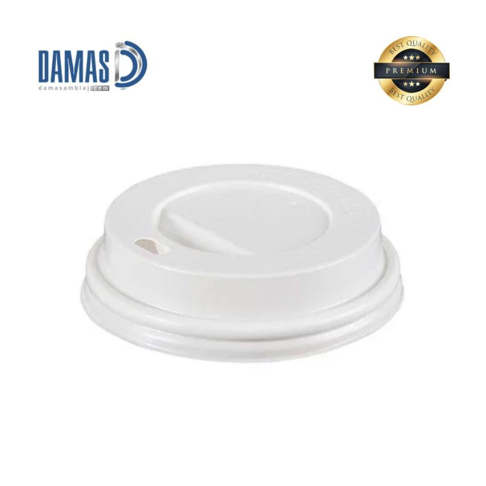 Karton Bardak Kapağı (Plastik) Siyah - 3.000 adet - 14-16 OZ