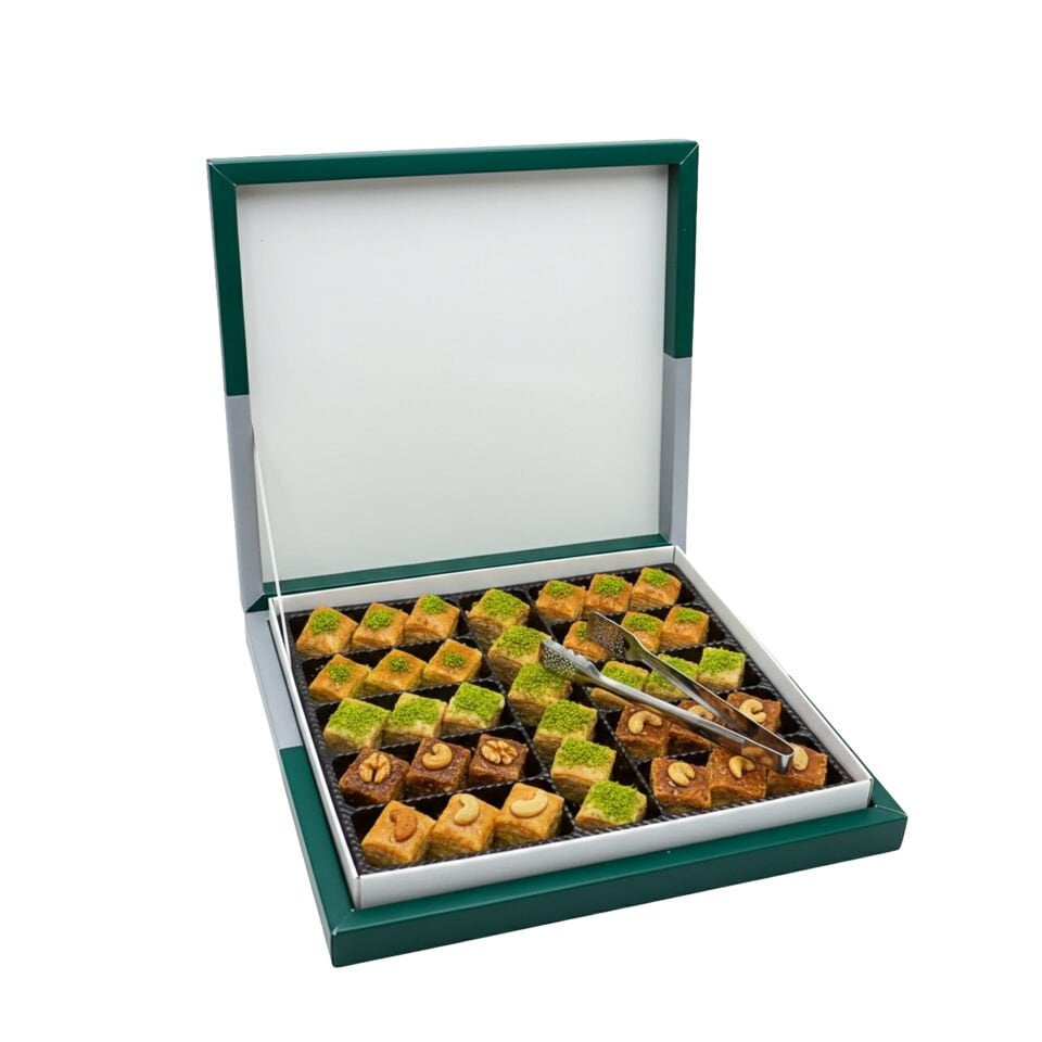 Lambalı Karton Çikolata Kutuları Montajlı - 5.000 adet - 20,5x16x5 cm - 350G - Mat Selefon + Kabartma Lak