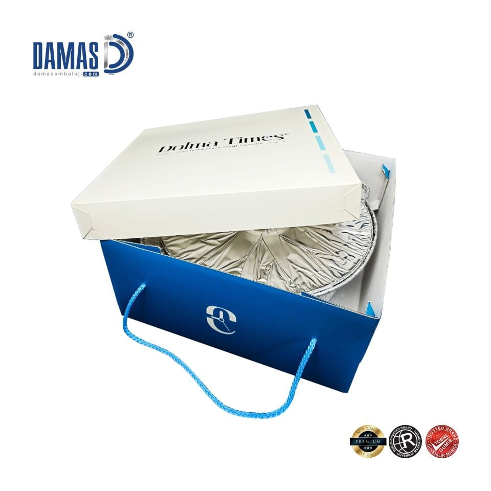 İpli Kapaklı Karton Kutu (Ofset Baskı) 10.000 adet - 34x27x13 cm