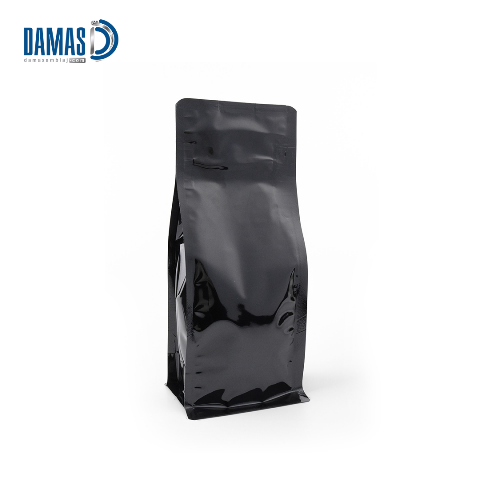 Parlak Renkli Metalize Flat Bottom (Baskısız) 12,5x26x8  cm - 500gr - 750 adet - Beyaz