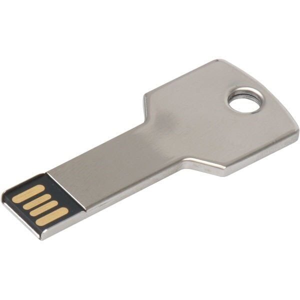 Anahtar Metal USB Bellek 16GB 32GB Siyah - Çift Yön UV Baskı  - 1.000 adet  - 32GB Kapasite
