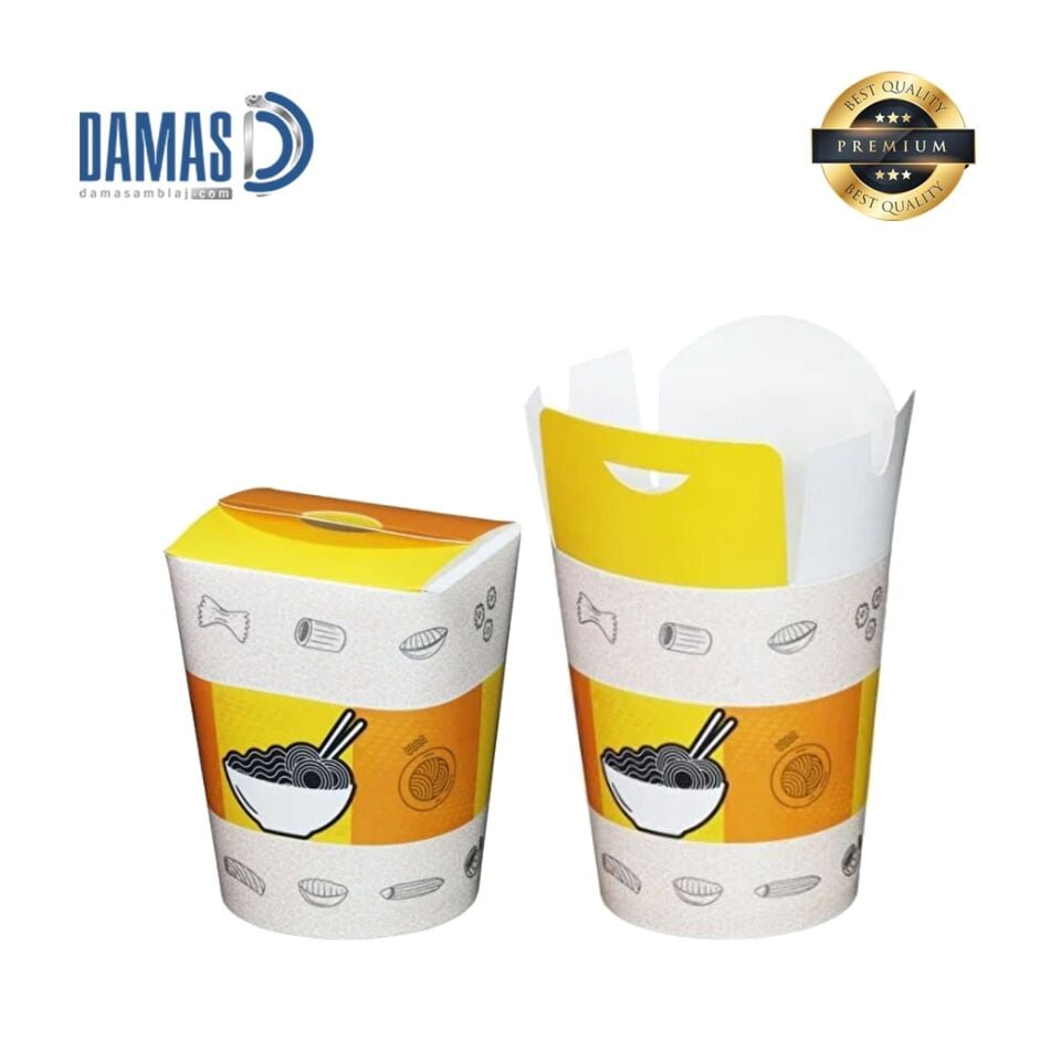 Noodle Kutusu Beyaz (Baskılı / Baskısız)