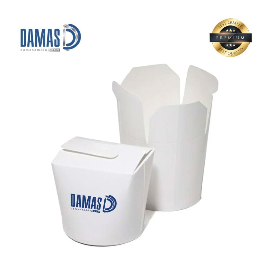 Noodle Box White (Printed / Unprinted)
